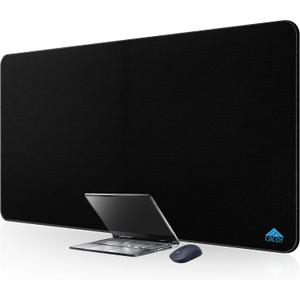 Cacoy 63” x 31.5” Super Large Gaming Mouse Pad, Oversized Giant Desk Matt for Desktop, Non-slip Rubber Base Mouse Mat, XXXL Extended Gamer Keyboard Mouse Mat, Office Computer Desk Pad Protector, Black