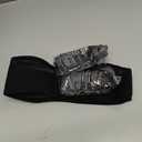 LotFancy Wisdom Teeth Ice Pack Head Wrap, Face Ice Pack for TMJ Jaw Toothache Pain Relief, with 4 Reusable Hot Cold Therapy Gel Packs, for Chin, Oral and Facial Surgery, for Kids, Teens, Petite Adults, Black (smaller Size)