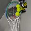 Adult 2 Player Tennis Racket Perfect for Beginner and Professional Players, 27” Speed Tennis Racquet Include Tennis Balls, Overgrips, Tennis Bag, Vibration Dampe, Cover