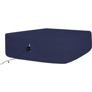 Bedecor Air Bed Sheets for Mattress Cover Removable Bed and Elastic Band Super Soft and Breathable & Deep up to 21" Blue Queen