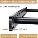 2pcs Floating Shelf Hardware Heavy Duty Hidden Shelf Brackets Support,Wall Mounting Invisible Floating Shelves Bracket with Jig (46" x 6" x 1.5")