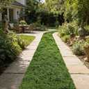 Artificial Moss Mat 11.8" x 8.85ft, Faux Moss Roll Runner Sheet for Crafts & Wedding Decor, Reusable Green Nylon Fake Moss Roll for Garden Theme Party, Fireplace & Table Display