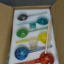 Self Watering Globes, 6 Pack Plant Watering Globes, Glass Automatic Auto Plant Water Bulbs for Indoor & Outdoor Plants,Multicolor Medium, for Daily UseVacation Hydration Devices,watering Can Outdoor