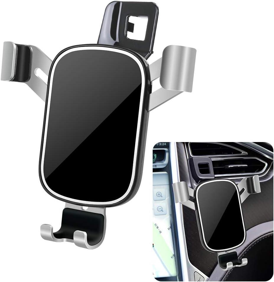 LUNQIN Car Phone Holder for Model X 2016-2020 and Model S 2012-2020 Auto Interior Accessories Best Cell Phones Mount Cellphone Mobile Cradle Charging Navigation Bracket Screen Accessory