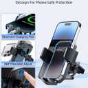 PZK Car Phone Mount for Mazda CX-30 CX30 2019-2022 2023 2024 2025 Accessories Custom Air Vent Auto Lock Car Phone Holder Hands Free 360 Rotation Cell Phone Automobile Cradles for iPhone Samsung