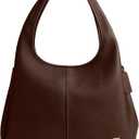 COACH womens Polished Pebble Leather Lana Shoulder Bag (One Size, Maple)