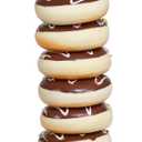 CY craft Acrylic Donut Stand 6 Pieces,Removable Clear Donuts Display Stand Bagels Holder for Party Wedding Birthday Treat Display Corner Decor,Non-slip Doughnut Bar 16 inch and 10 inch