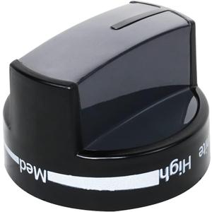 W10339442 Gas Stove Knob, Black Whirlpool Stove Parts Replacements fit for Whirlpool Range/Stove/Oven WPW10339442 PS3507188 (1 Pack)