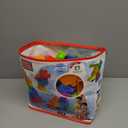 Mega Bloks First Builders Toddler Blocks Toys Set, Big Building Bag with 80 Pieces and Storage, Ages 1+ Years