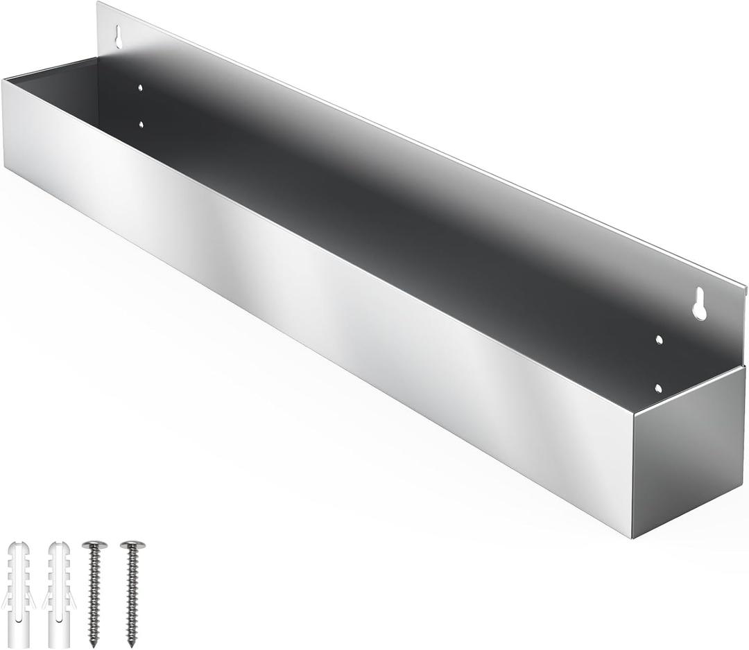 32-inch Stainless Steel Bar Speed Rail,Wall Mounted Liquor Bottle Holder for Bars,Organizer for Liquor Bottles, Bar Bottle Holder(1 pc)