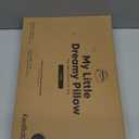 KeaBabies Toddler Pillow with Pillowcase, Jumbo 14X20 - Soft Organic Cotton Toddler Pillows for Sleeping - Machine Washable - Perfect for Travel, Toddler Bed Set (Soft White)