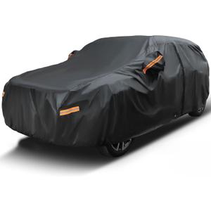EzyShade 10-Layer SUV Car Cover Waterproof All Weather. See Vehicle Size-Chart for Accurate Fit. Outdoor Full Exterior Covers for Automobiles. Car Tarp Jeep Rav4 CRV. Black, Size S3 