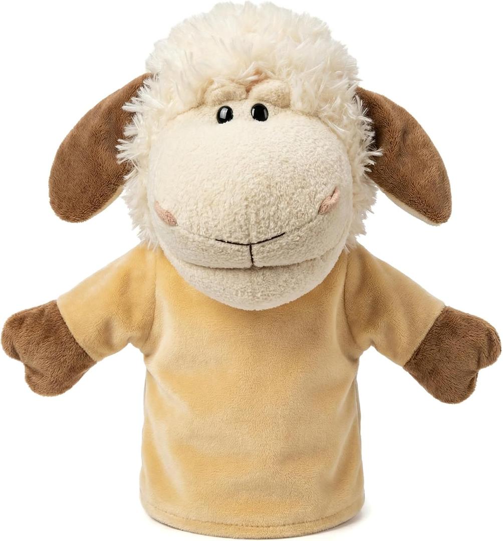 Animal Hand Puppets for Kids with Movable Open Mouths, Perfect for Storytelling,Teaching,Preschool,Birthday Gifts (New Sheep)
