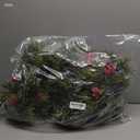 2PCS 6Ft Artificial Norfolk Pine Garlands, Real Touch Winter Christmas Garland, Green Artificial Greenery Garland for Table, Mantle, Wall, Indoor, Outdoor Christmas Decorations (2, 6FT)