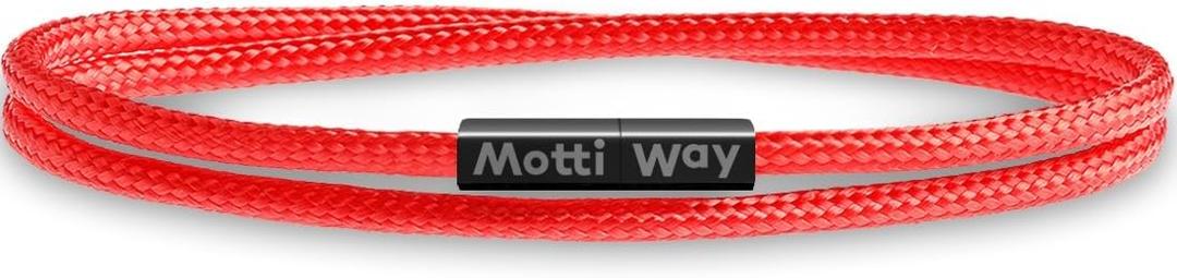 Nautical Durable Black Rope Cord Cuff Unisex Waterproof Bracelet with Magnetic Clasp for Men & Women (L/XL - Wrist size: (7.5 - 7.9 inch], Miami)
