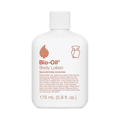 BioOil Moisturizing Body Lotion for Sensitive and Dry Skin, UltraLightweight, Fast Absorbing Moisturizer with Jojoba, Rosehip, Shea Oil and Hyaluronic Acid, NonComedogenic, 8.5 Oz