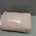 NTBAY Down Alternative Toddler Comforter, Lightweight and Warm Solid Color Baby Crib Quilted Blanket, 39x47 inches, Pink