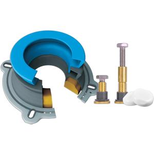 DANCO All-in-One Toilet Installation Kit, Perfect Seal Wax Ring & Zero Cut Bolts, Toilet Repair, Wax-Free, Mounting Toilet Bolts 