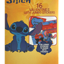 Disney Stitch Jumbo Sticker Valentine Cards, 16 ct, 2 Pack 