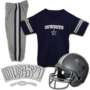 Franklin Sports NFL Youth Football Uniform Set for Boys & Girls - Includes Helmet, Jersey & Pants with Chinstrap + Numbers (Large) Only 2 Pack