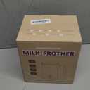 Milk Frother, 4-in-1 Electric Milk Steamer, 350ml/11.8oz Automatic Frother Machine for Coffee, Warm and Cold Foam, Temperature Control for Latte, Cappuccino, Hot Chocolate (Black)