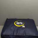 Serta Goose Feather Down Fiber Cotton Comforter King Size - 100% Cotton Duvet Insert - Hotel Luxury Hypoallergenic Bedding Comforter All Season Medium Warmth 106 x 90 Inch White