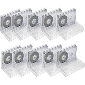 Blank Cassette Tapes 60 Minute Recordable Clear Audio Cassette Tape for Speech Music Recording,Tapes Audio Tapes with Individual Clear Plastic Case