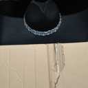 JenPen 3 Pcs Halloween Day of the Dead Mariachi Senor Adult Costume Accessory Silver Trim Black Sombrero, Bow Tie, Rose Decor, just the sombrero