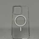 TORRAS Funda magntica delgada para iPhone 15 Pro Max transparente de 6.7 pulgadas, [True Never Yellow] funda ultradelgada de 15 ProMax compatible con MagSafe, funda dura mate antiaraazos ligera (Claro)