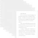 25 Piece Letter Size Sheet Protectors Clear Plastic Page Protectors for Discbound Holds Letter Size Discbound Binding Cover (25)