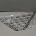 Corner Sink Drying Rack, 16"x9.5" Rust-Proof Aluminum Triangular Dish Drainer, Heat Resistant Roll Up Mat for Kitchen Counter, Sponge Holder & Organizer with Non-Slip Silicone Base, Gray