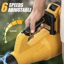 WYRIAZA Leaf Blower Cordless Compatible with DeWalt 20V Max Battery, Brushless Electric Leaf Blower Battery Powered Handheld 6 Variable Speed Switch (Bare Tool Only) (33in)