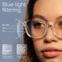 livho High Tech Blue Light Glasses - Advanced Blue Light Blocking Computer Glasses - Screen Fatigue & UV Protection