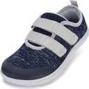 WHITIN Toddler/Little Kid Wide Barefoot Shoes | Minimalist Sneakers for Boys/Girls | Zero-Drop Healthy Sole | Natural to Grow (W8k2 | Blue Grey)