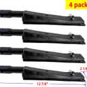 Parts DB102 (4-Pack) 12 7/8" x 2 1/8" Cast Iron Burner Replacement for Brinkmann 810-4415-0, 810-4415-1, Charmglow, Costco Kirkland, Grill Zone, Nexgrill 720-0082 Gas Grill