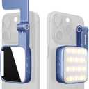 amaran Go Compatible with MagSafe Mini Phone Light,Rechargeable Portable Light Mirror Light LED Phone Light for Selfie,Makeup,Video Conference,TikTok (Blue)