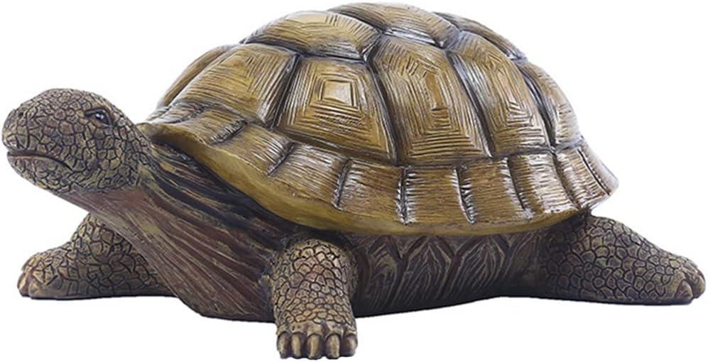 Turtle Garden Statue, Outdoor Decoration for Backyard/Patio/Pond/Lawn, Indoor Tortoise Figurine Sculpture Collection for Floor or Tabletop
