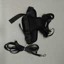 rabbitgoo Cat Harness and Leash for Walking, Escape Proof Soft Adjustable Vest Harnesses for Cats, Easy Control Breathable Reflective Strips Jacket, Black, M