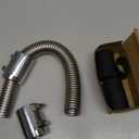 Hypertune 24" Stainless Steel Radiator Flexible Coolant Water Hose Kit W/Cap Clamp Silver