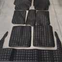 Cargo Mat for 2022-2024 Lexus LX600 7 Seats Trunk Mat & 2ND+3RD Row Rear Backrest Mat, All Weather Rear Cargo Liner Back Seat Cover Protector