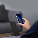 2 x Cell Phone Stand, Portable Phone Holder, Clear Phone Stand for Desk (Black)