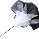 GSi 56" Chute Running Parachute Resistance Trainer for Kids Adults improving Power Speed Sprint Fitness Agility Stamina for Basketball Soccer Rugby Accessories American Football Training Equipment