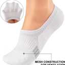Ankle Socks Womens Running Athletic No Show Socks Cushioned 5-8 Pairs (One Size Fits All)
