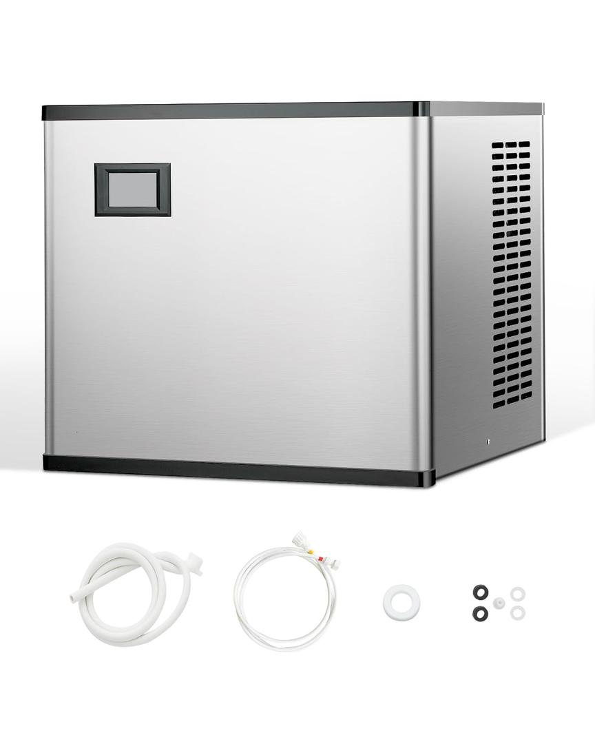 VEVOR Commercial Ice Maker Machine-Head 300 lbs/24 h, 20 Inch Stainless Steel Industrial Ice Machine, Self-Cleaning and Scheduled Ice Making, Modular Ice Cube Machine for Restaurant Hotel - Head Only
