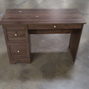 Vintage 44 in. Brown Computer Desk Home Office Study Table Spacious Workstation with 3 Drawers