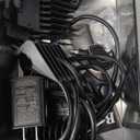 FX+ Professional Barber Cord/Cordless Hair Clippers for Men, All Metal, Lithium Battery with 3-Hour Runtime (Silver)