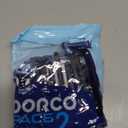 Dorco Pace 2 Disposable Razors for Men (30ct), 2 Blades Shaving Razor, Open-Flow for Easy Rinsing, Lubricating Strip for a Comfortable Shave, Ideal for Travel and Everyday Use