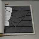 Large Stone Dish Drying Mat for Kitchen Counter, Quick Dry Stone Dishes Mats,Foldable Water Absorbing Diatomaceous Earth Drying Organizer Pad for Plate Bottles Utensils Cups(Dark Gray 24"16" & 8"x4")