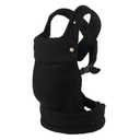 Ergonomic Baby Carrier Newborn to Toddler, Lightweight & Breathable Cotton Infant Carrier for Hands Free Comfort (Black)