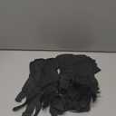 Segbeauty Reusable Black Gloves, 12 INCH Thickened Prolonged Powder Free Gloves Medium, 12 Counts Waterproof Glove Non-Latex Washable Salon Hair Dyeing Accessories Tattoo Supplies Mechanic Glove